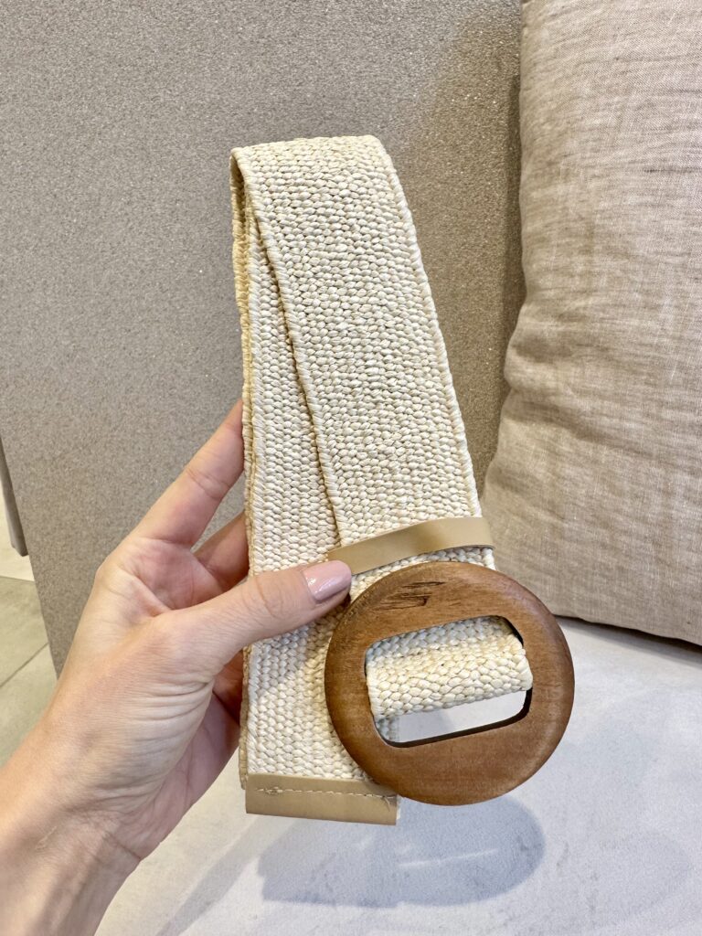 Korivyö; vaalean beige puusoljella - Image 2