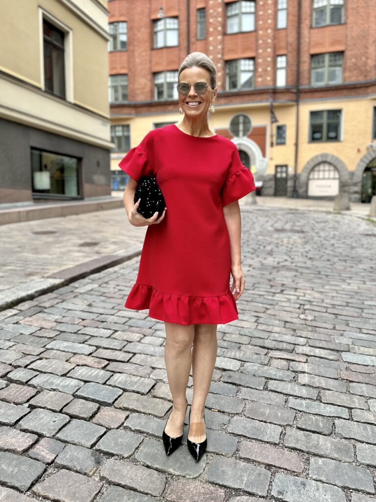 DW Cecilia mekko; punainen - Image 9