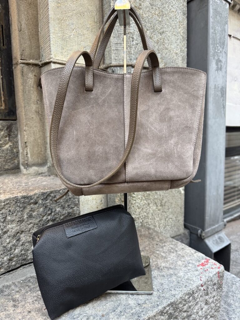 Gianna mokkalaukku; taupe - Image 6