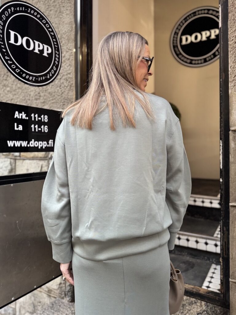 Annieh pitkähihainen paita; agave - Image 5