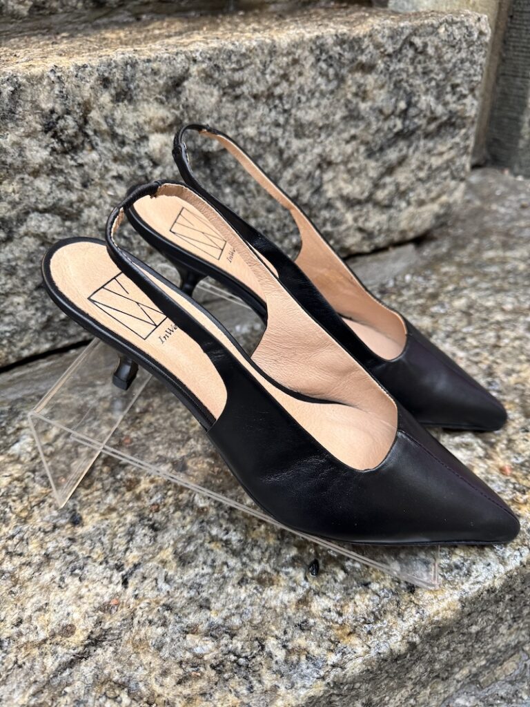 Wixie slingback; musta - Image 2