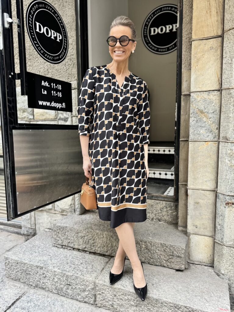 Clare mekko; konjakki/musta/vaalea - Image 2