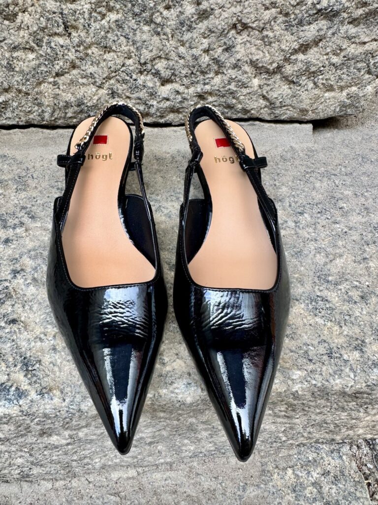 Silvia slingback; musta - Image 2