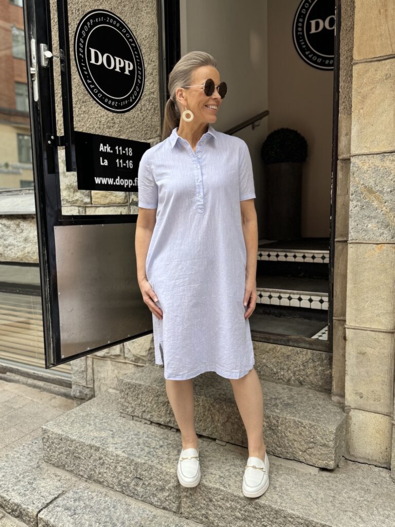 Keira paitamekko; vaaleansininen - Image 3