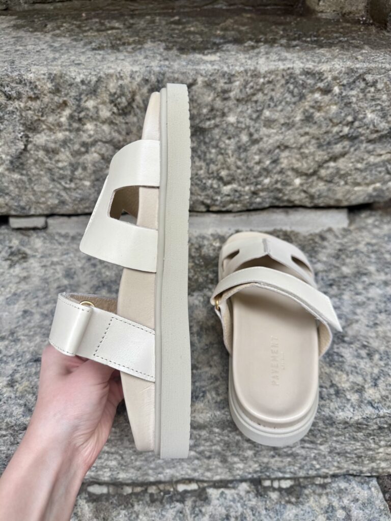 Maru sandaalit tarralla; beige - Image 5