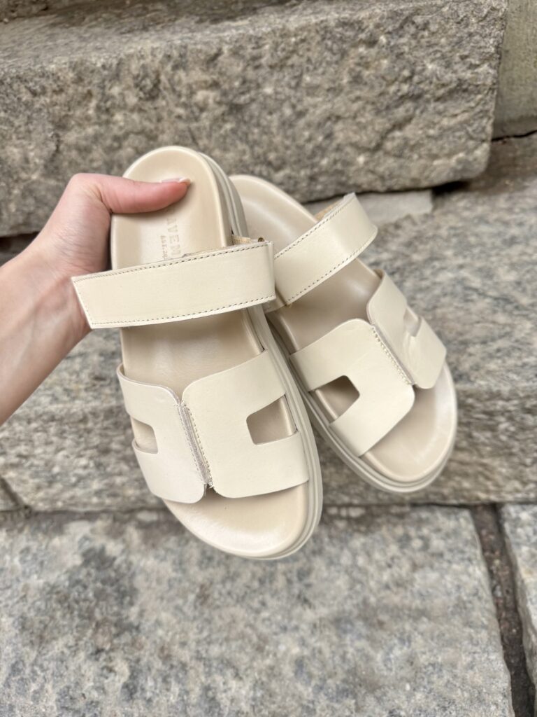 Maru sandaalit tarralla; beige - Image 7