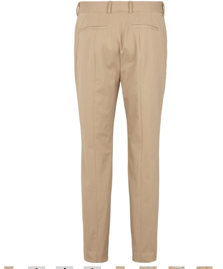 Beck nilkkahousut; beige - Image 2