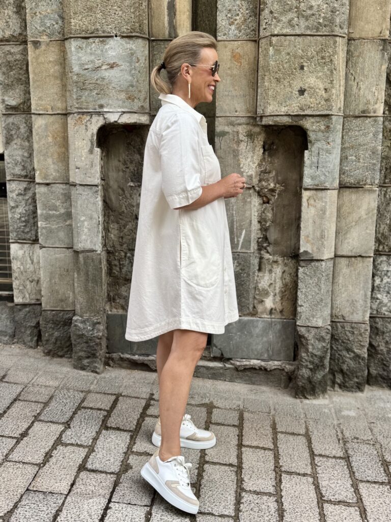 Sardia farkkumekko; luonnonvalkoinen - Image 2