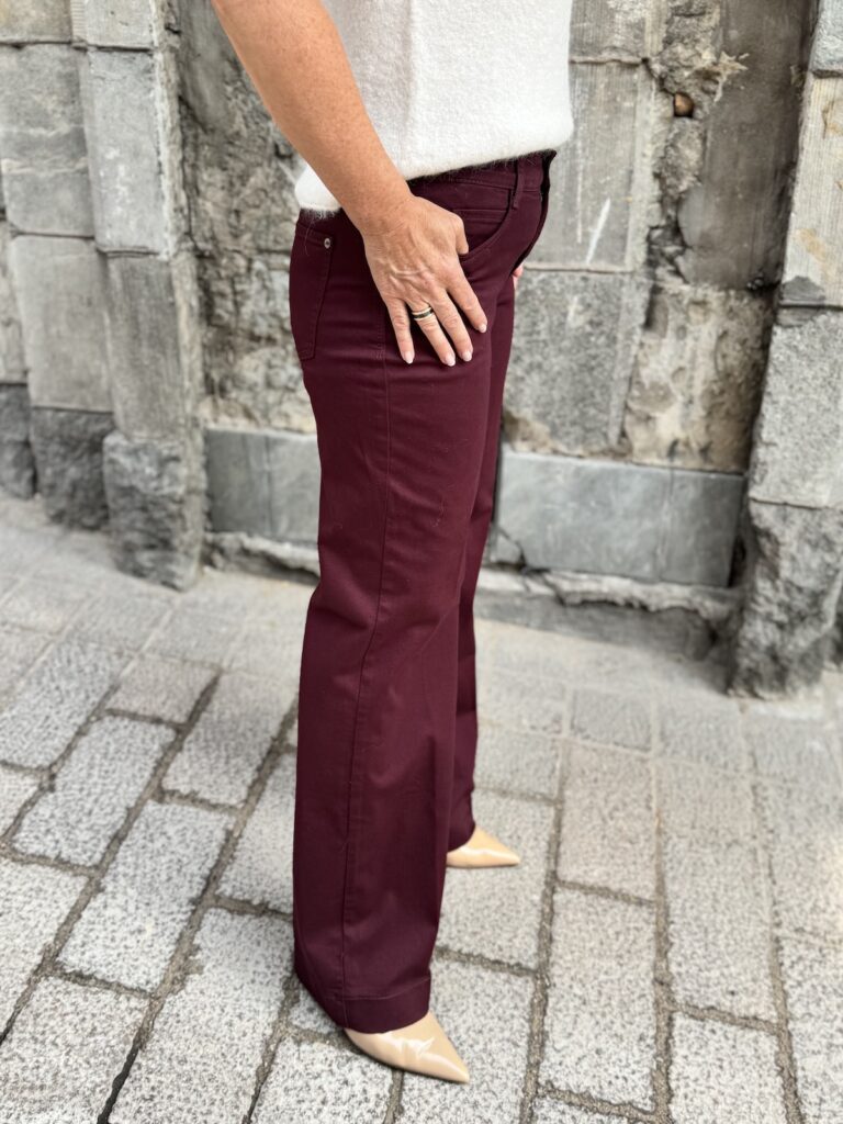 Wide farkut 30" ja 32"; burgundy - Image 4