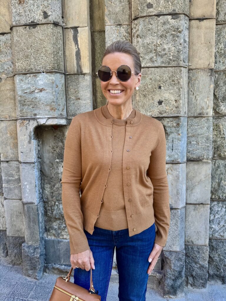Kellsie neuletakki; tobacco brown - Image 2