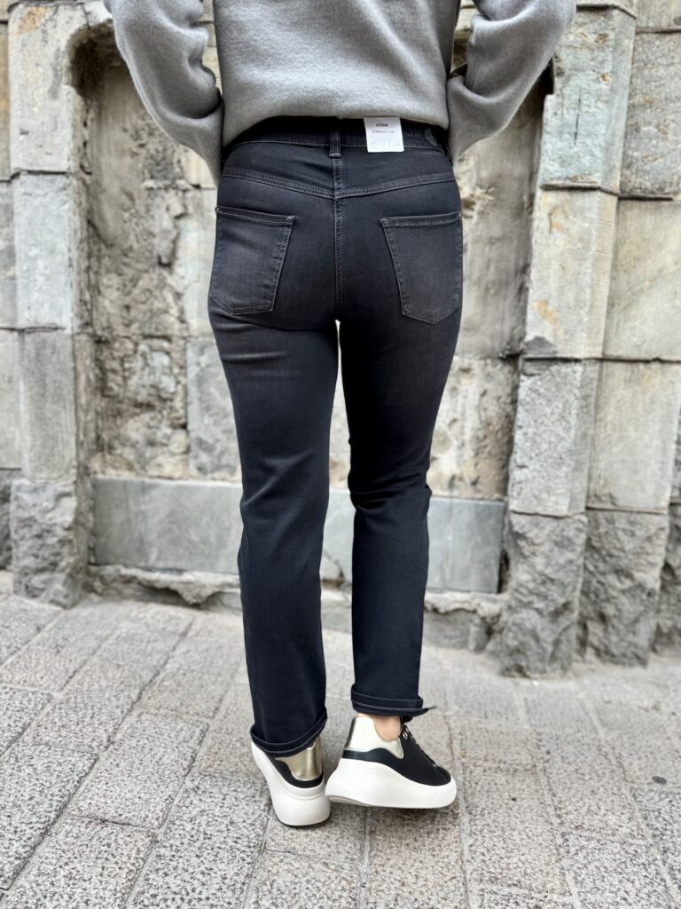 Dream cropped farkut 27"; harmaan mustat D974 - Image 4
