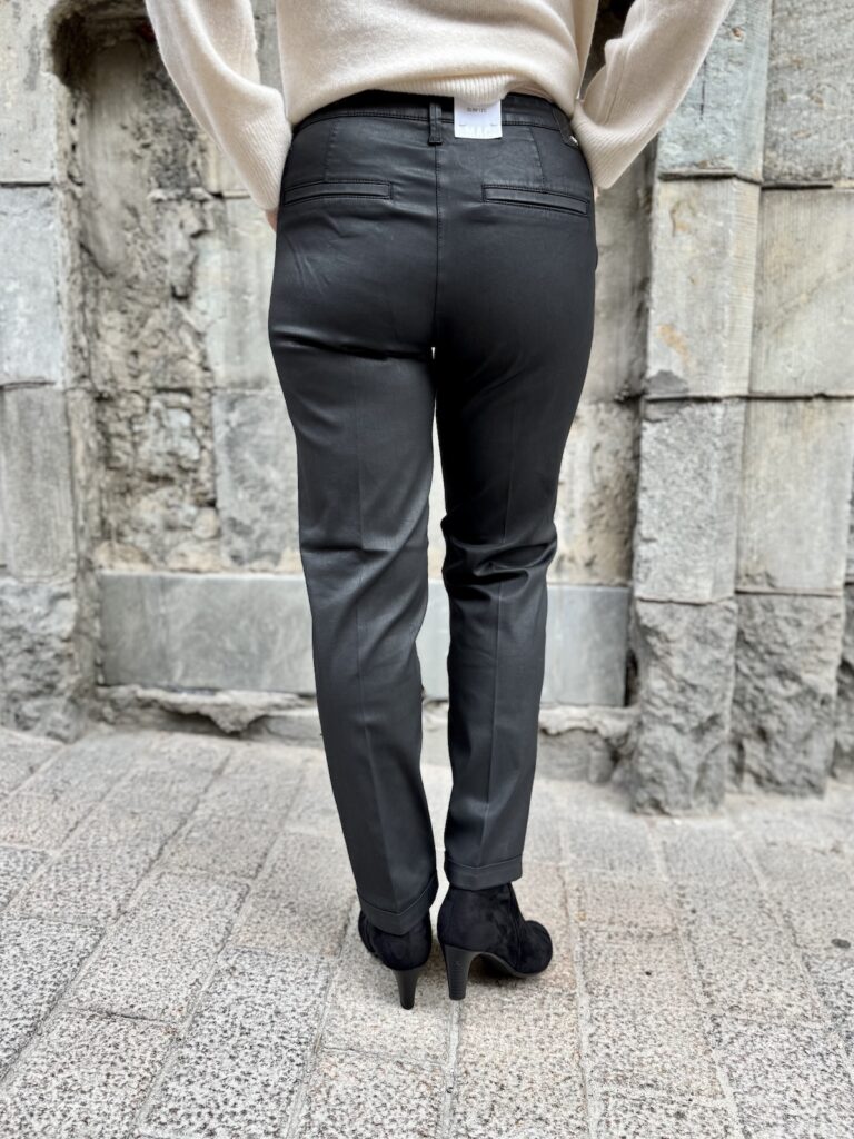 Chino coated housut; musta - Image 5
