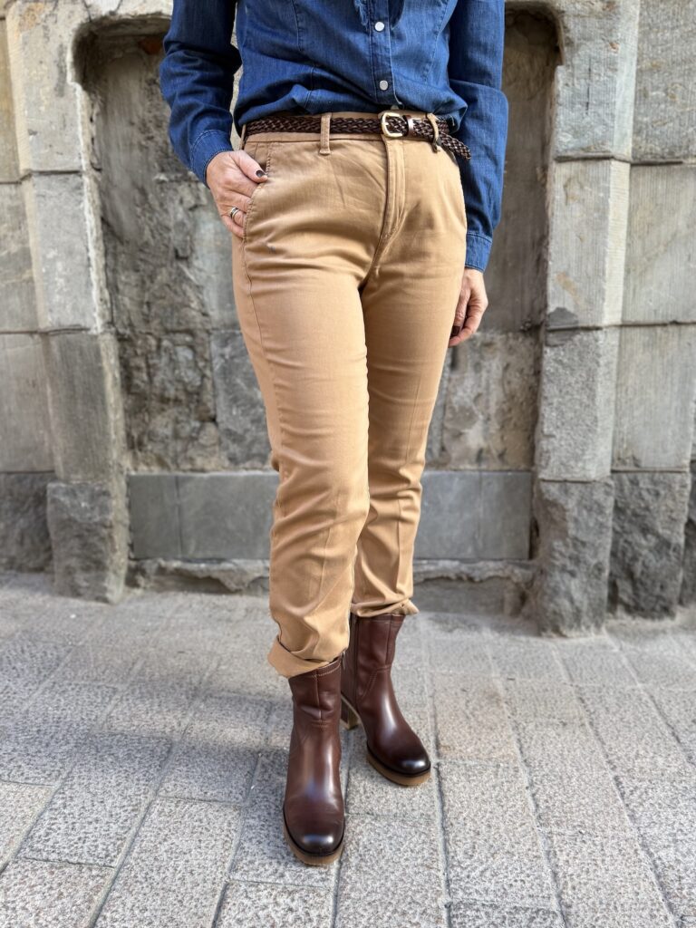 Chino housut; light viguna beige - Image 3