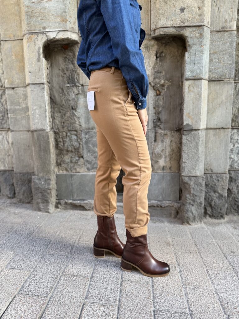 Chino housut; light viguna beige - Image 4