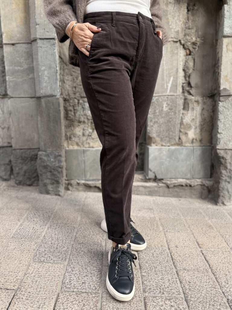 Chino baby samettihousut; tummanruskea - Image 6