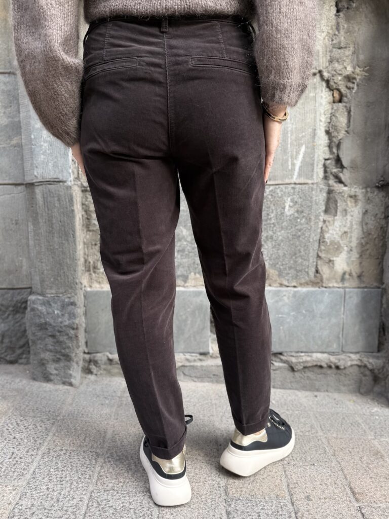 Chino baby samettihousut; tummanruskea - Image 4
