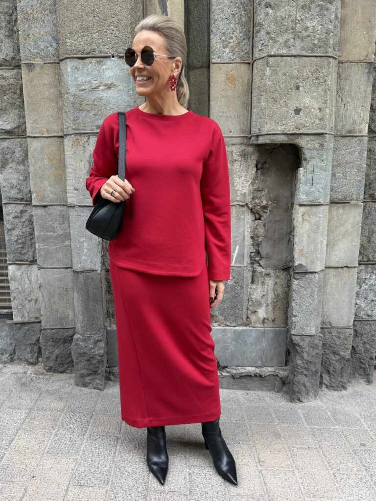 Gincent pitkähihainen paita; true red - Image 7