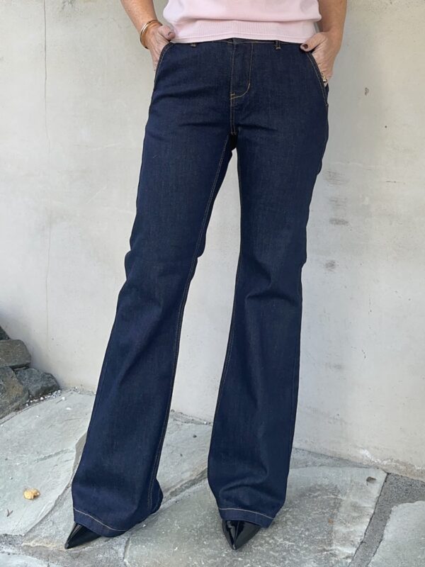 Alicent Ami Flare Chino farkut; rinse wash