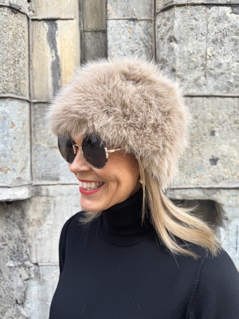 Anais tekoturkishattu; beige - Image 3