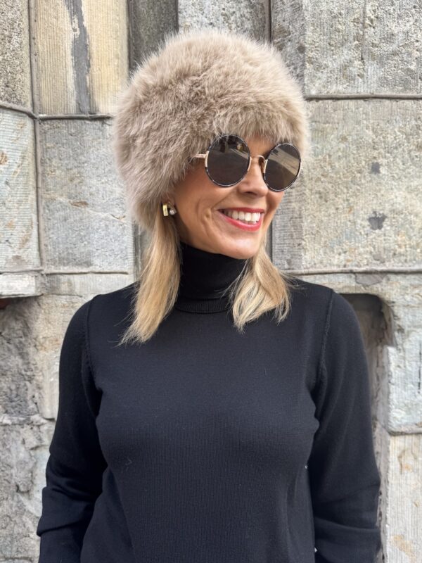 Anais tekoturkishattu; beige