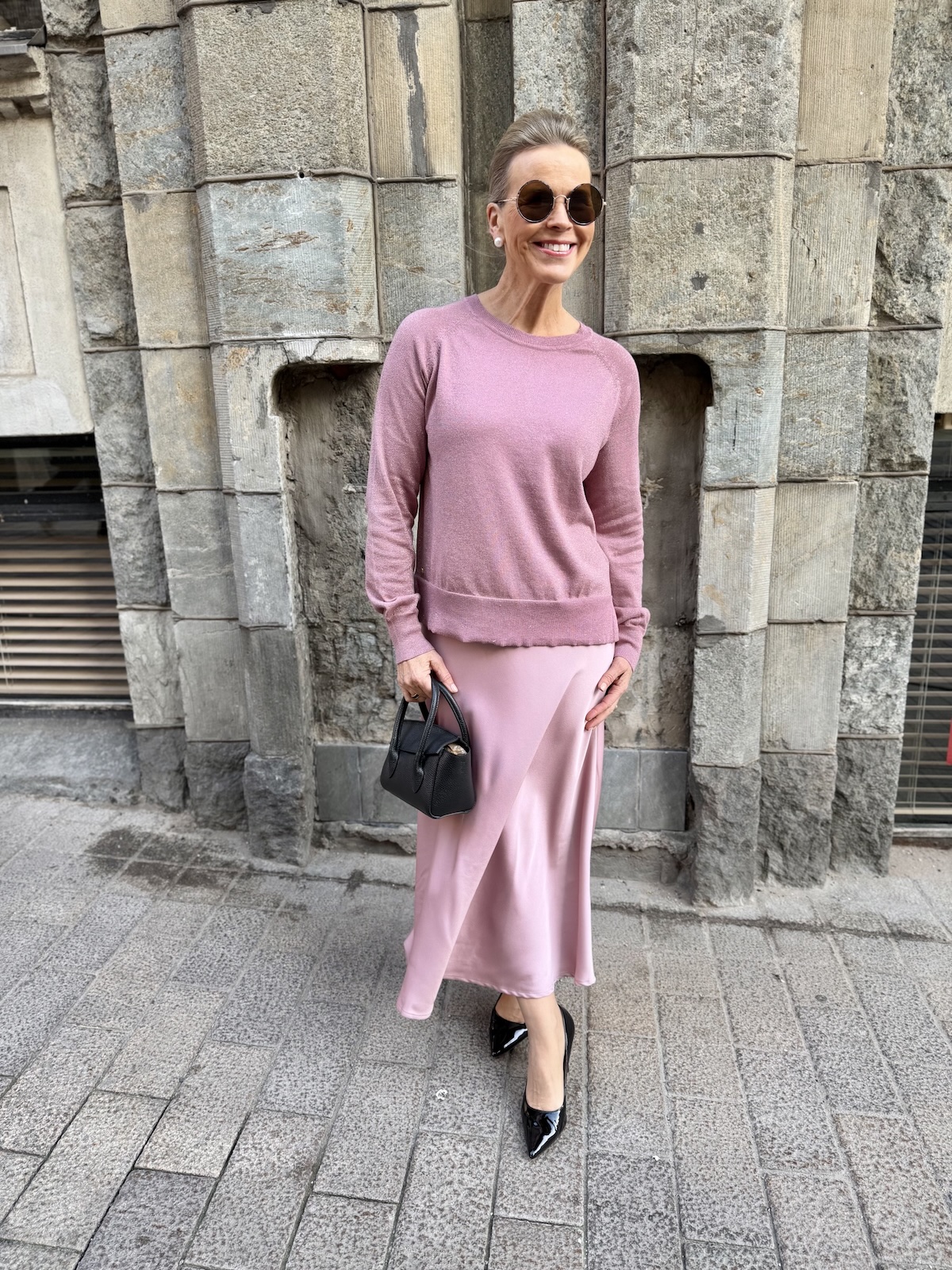 Bekka kimalleneule; vanha rosa - Image 9