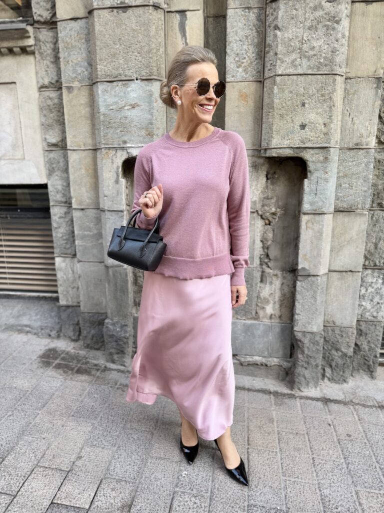 Bekka kimalleneule; vanha rosa - Image 7