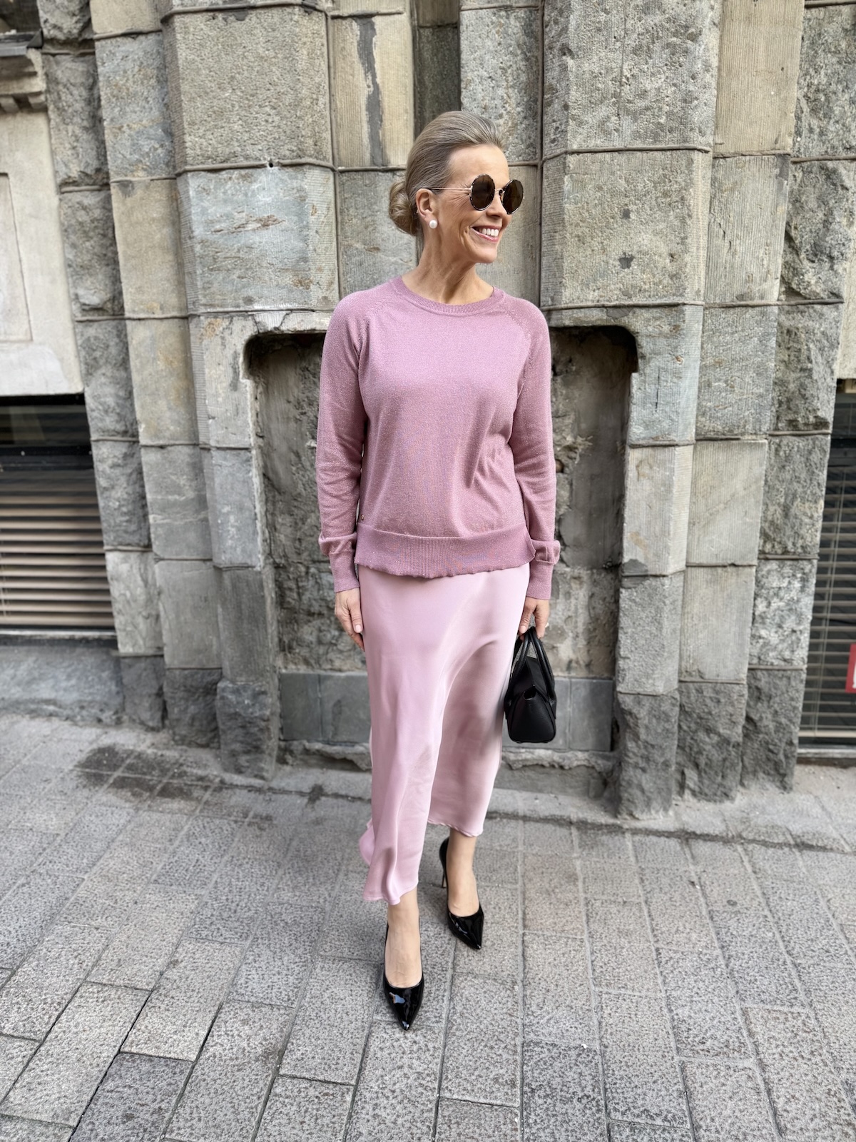 Bekka kimalleneule; vanha rosa - Image 6