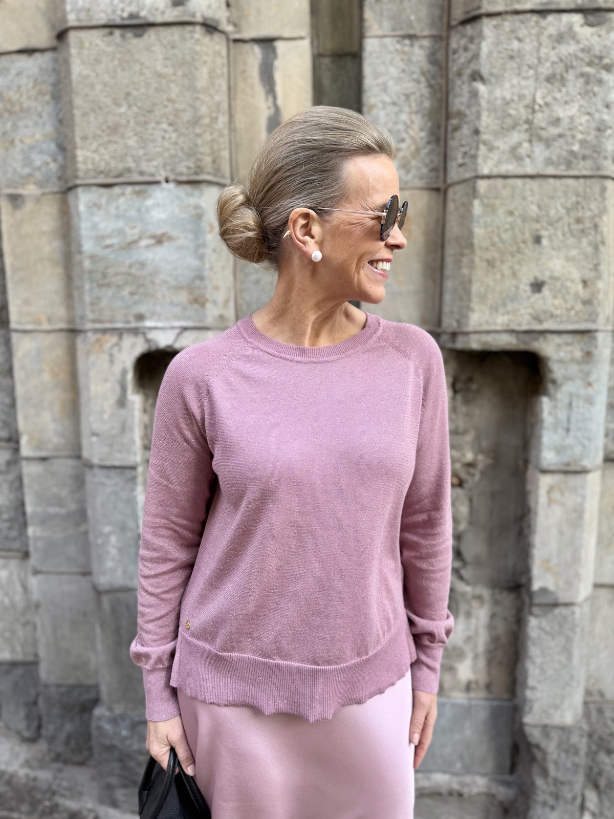 Bekka kimalleneule; vanha rosa - Image 2