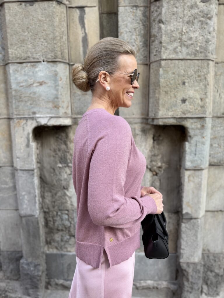 Bekka kimalleneule; vanha rosa - Image 3