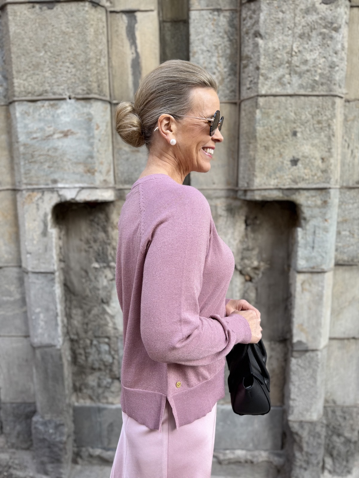 Bekka kimalleneule; vanha rosa - Image 3