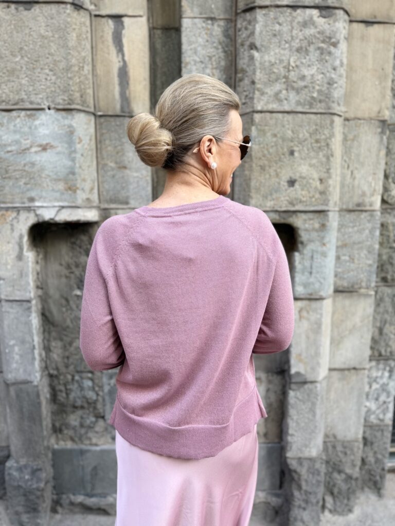 Bekka kimalleneule; vanha rosa - Image 4
