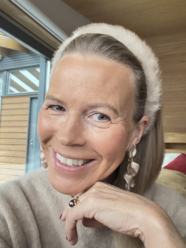 Anais tekoturkis hiuspanta; beige