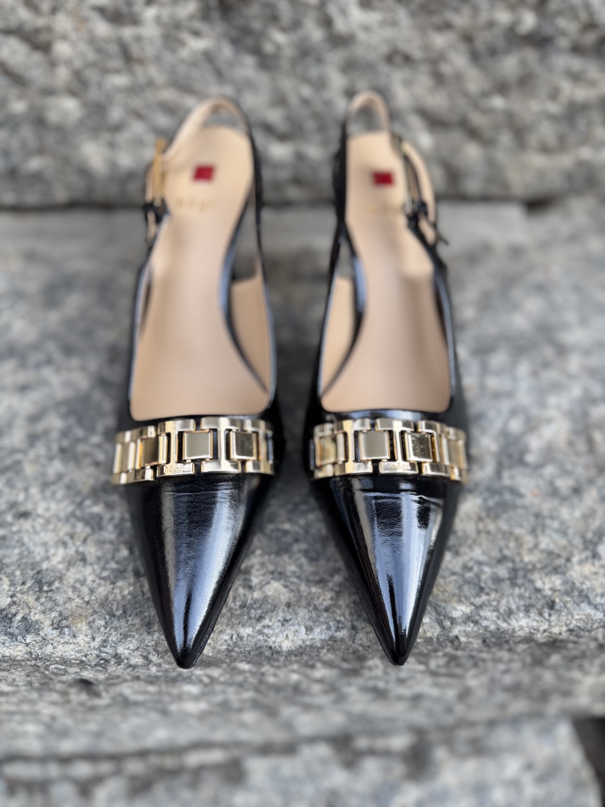 Taylor slingback korkokengät; mustat - Image 4