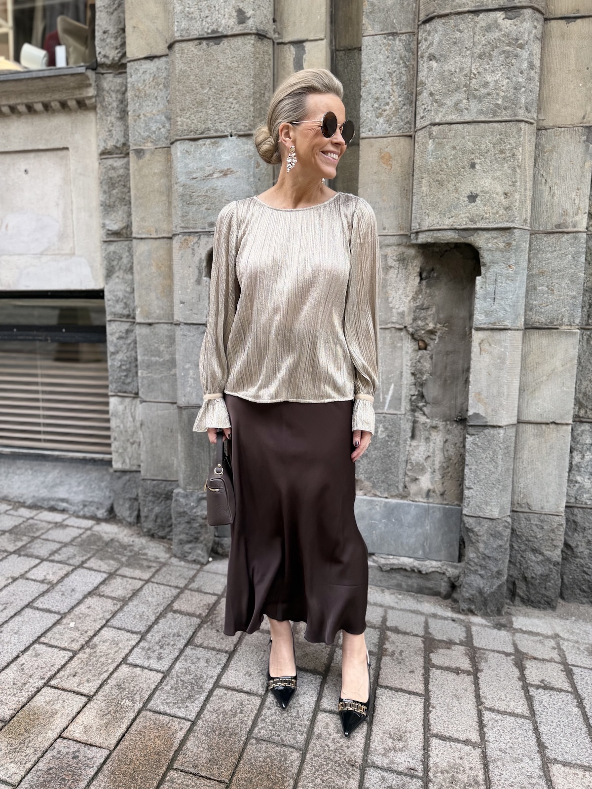 Lucina metallipaita; kulta/hopea - Image 9