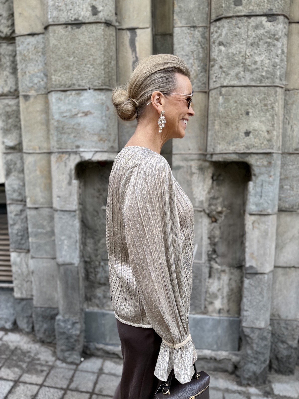 Lucina metallipaita; kulta/hopea - Image 4