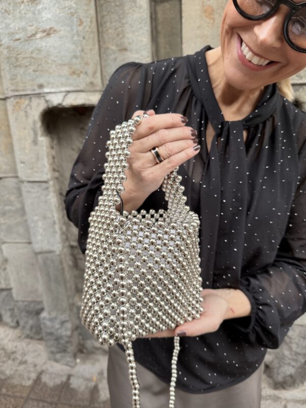 Day Pallolaukku; hopeaa palloa