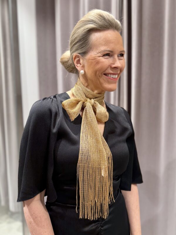 Glitter huivi; kulta