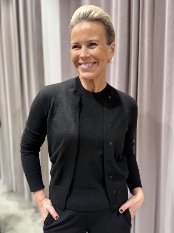 Kellsie neuletakki; musta