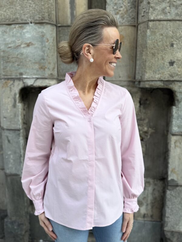 Camila paita fyrrykantilla; sorbet rose