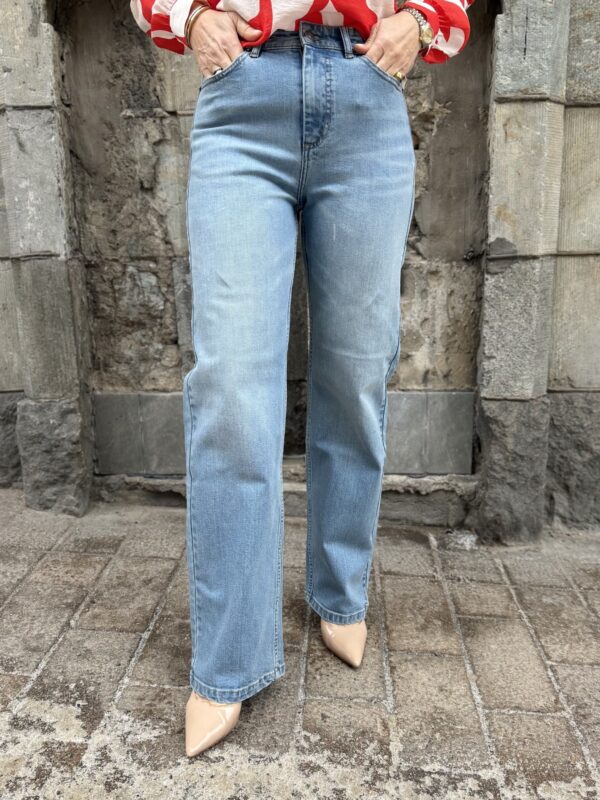 Darlina suorat farkut 32"; light blue denim