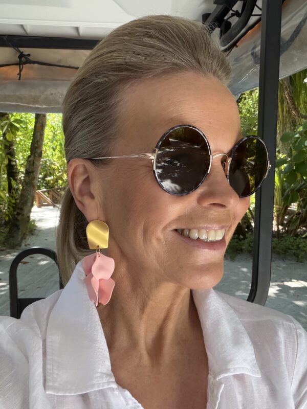 Milano korvakorut; vaaleanpunainen