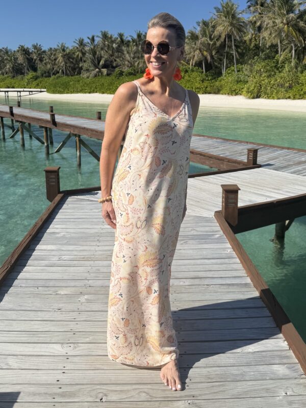 Rosia paisley midimekko