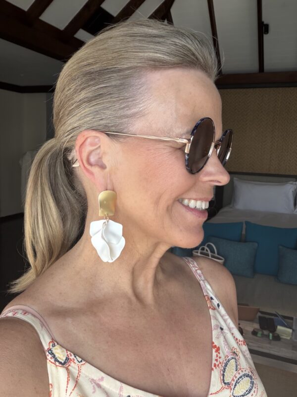 Milano korvakorut; valkoinen