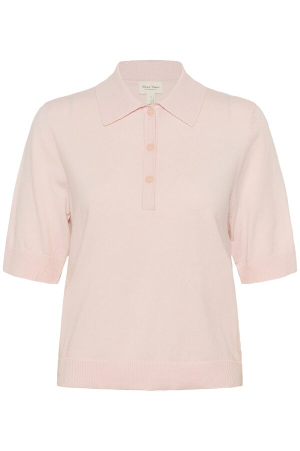 Anetti lyhythihainen neule; hailakka rosa