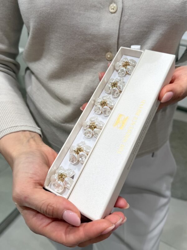 Nappikoru Wilma; kultaa ja helmiä 6 kpl.