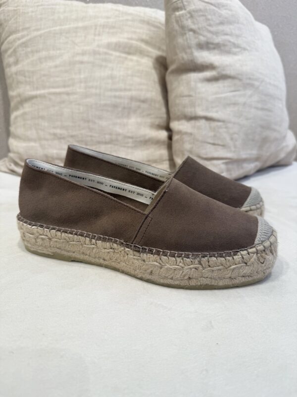 Ida espadrillot; ruskea mokkanahka
