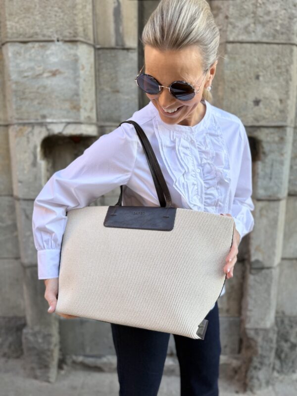 Day Twill kassi; beige/ruskea