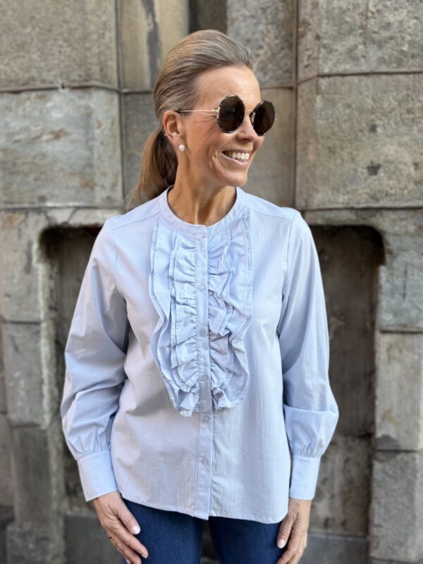 Zainas pitkähihainen paita; vaaleansininen