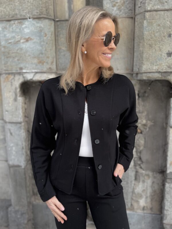 Marigold jakku; musta