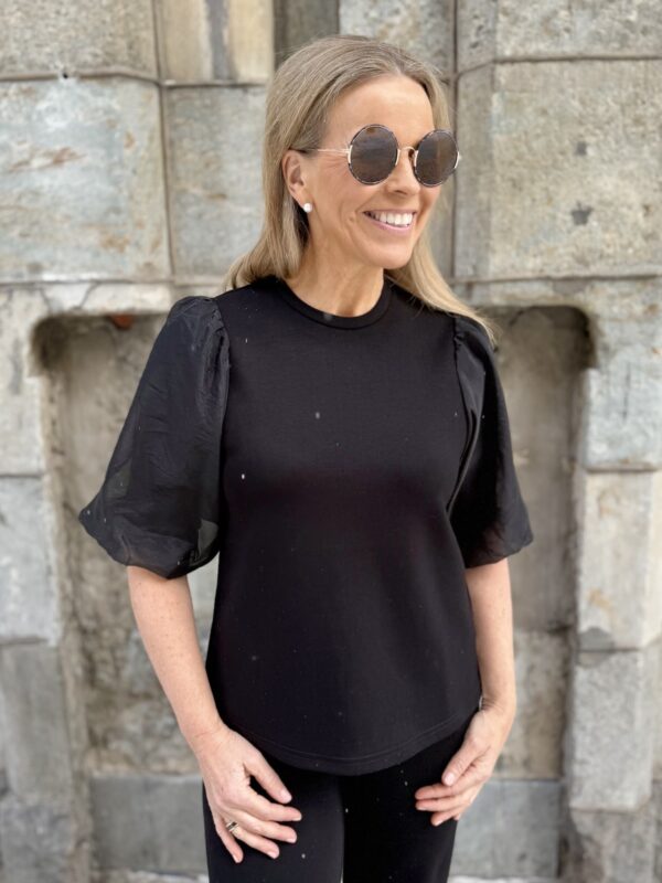 Marigold puhvihiha paita; musta